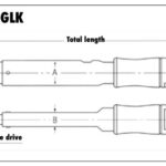 Cần siết lực GLK (2N.m ~ 200N.m) tự chỉnh lực, chuôi nhựa